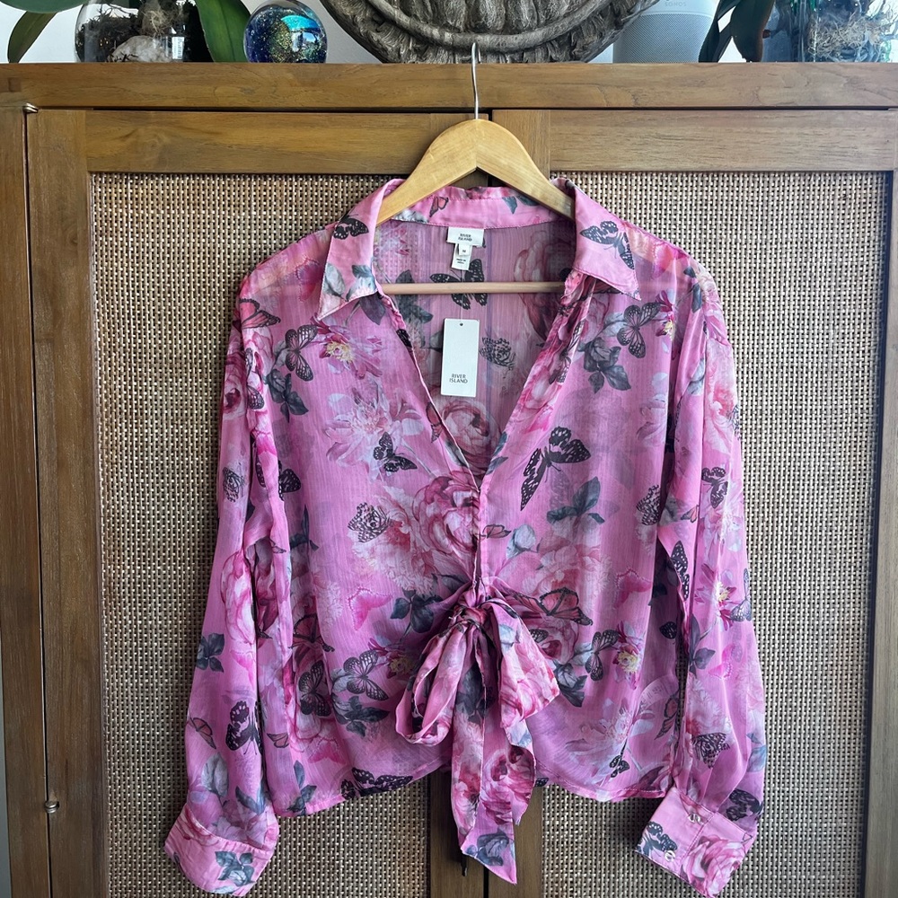 Shear floral Blouse